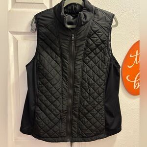 Black Quilted Women's Vest